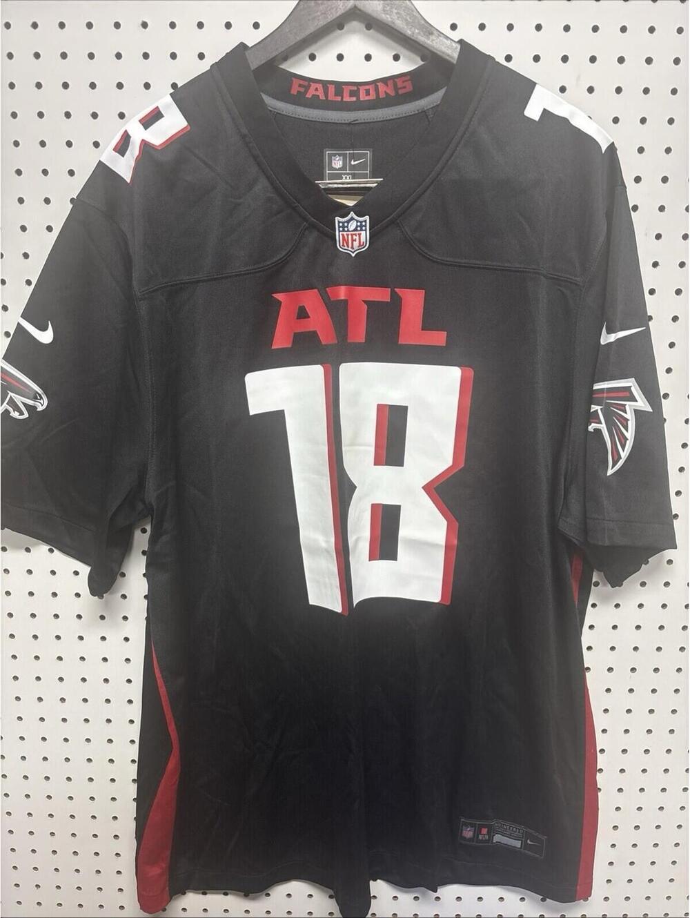 Kirk Cousins Atlanta Falcons M Finished Home Gme Jersey Mens Black 3XL